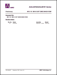 A23L2616M-100 Datasheet