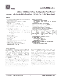 A29DL324TV-90 Datasheet