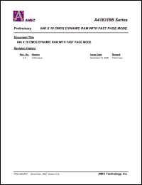 A416316BV-40L Datasheet