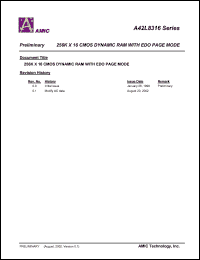 A42L8316S-35 Datasheet