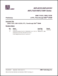 A67L73321E-12 Datasheet