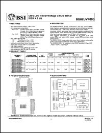 BS62UV4000EC Datasheet