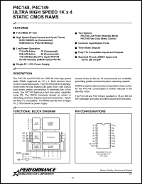 P4C148-12PC Datasheet