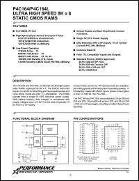 P4C164L-12FM Datasheet