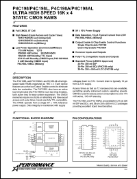 P4C198A-35DM Datasheet