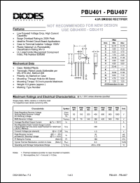 PBU404 Datasheet