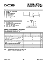 HER305 Datasheet