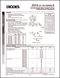 DDTA115GE Datasheet