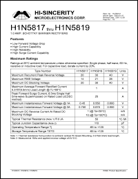 H1N4007 Datasheet