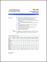 EPM7032LI44-12 Datasheet