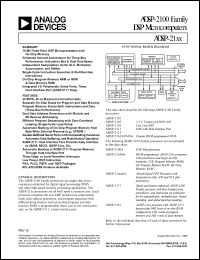 ADSP-2101KG-80 Datasheet