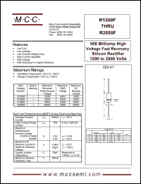 R2000F Datasheet