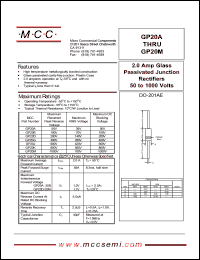 GP20A Datasheet