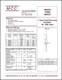 1N4934 Datasheet