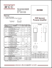 2N3906 Datasheet