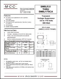 SMBJ70A-TR Datasheet