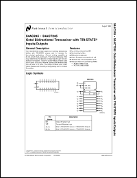 54ACT240DM Datasheet