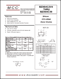 BZX84C22TS Datasheet