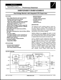 X40015V8I-A Datasheet