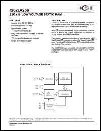 IS62LV256-45J Datasheet