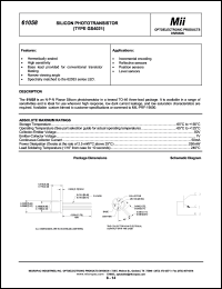 61058-001 Datasheet