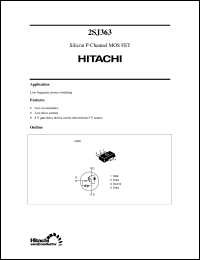 2SJ363 Datasheet