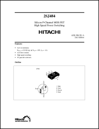 2SJ484 Datasheet