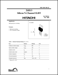 2SH13 Datasheet