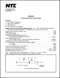 NTE576 Datasheet