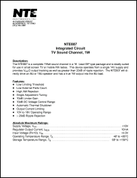 NTE807 Datasheet