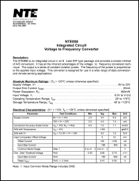 NTE890 Datasheet