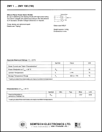 ZMY100 Datasheet