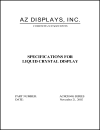 ACM2004G-FLGS-T Datasheet