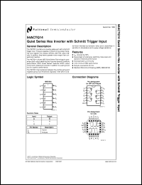 54ACTQ14DM-MLS Datasheet