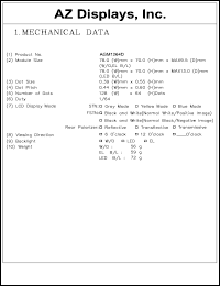 AGM1264D-NEGTD-T Datasheet