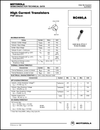 BC490AZL1 Datasheet