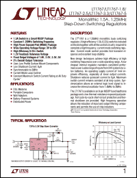 LT1767EMS8-3.3 Datasheet