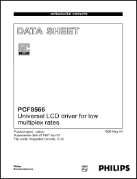 PCF8566U/10 Datasheet