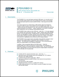 PDIUSBD12PW Datasheet