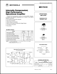 MC1741CP1 Datasheet