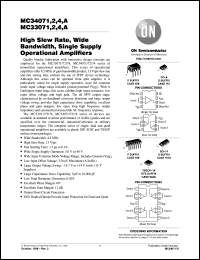 MC33072DR2 Datasheet