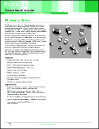 V12MLA0805LWH Datasheet