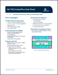 QL7100-4PT208M Datasheet