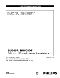 BU508DFI Datasheet