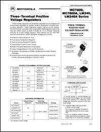 MC7806CDT Datasheet