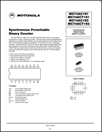 MC74AC163MR2 Datasheet