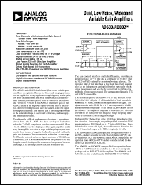 AD600AR-REEL Datasheet