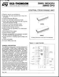 Z8002AB1V Datasheet