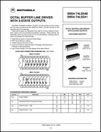 SN74LS541DWR2 Datasheet