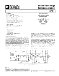 OP07EP Datasheet